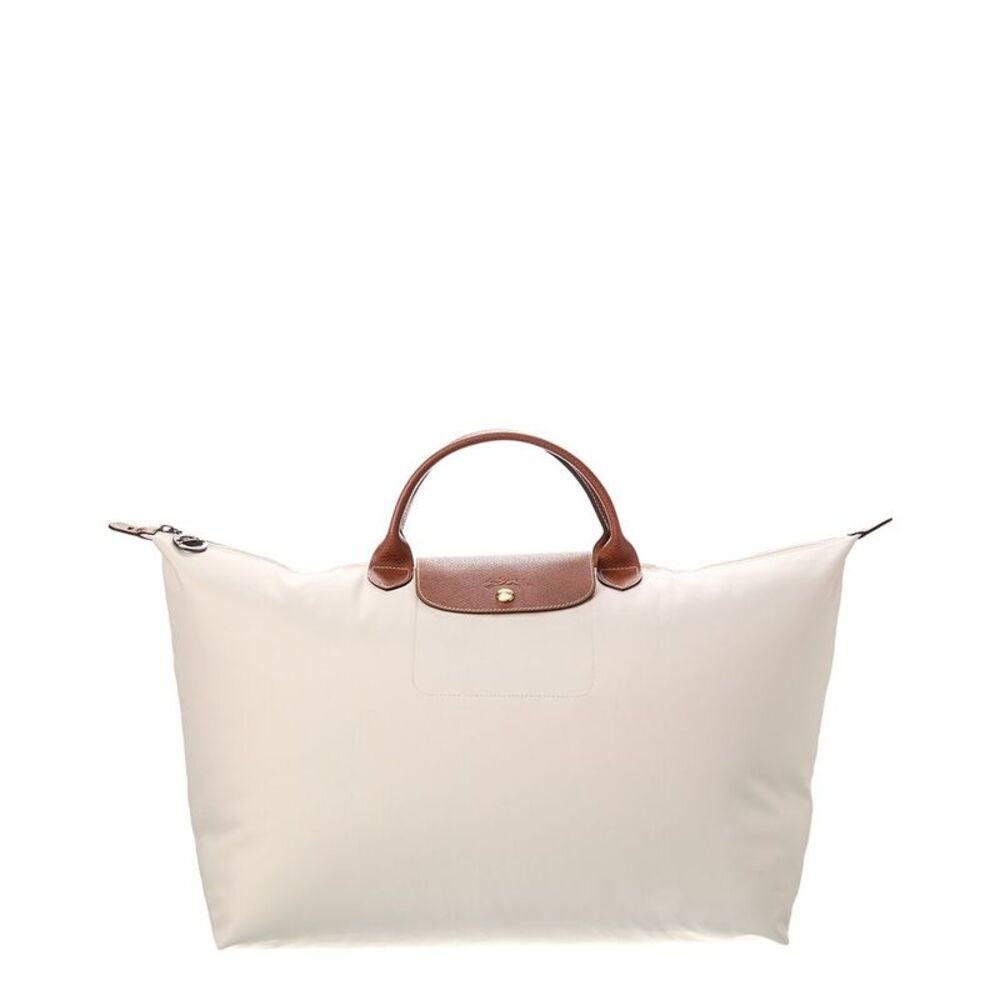 Longchamp Le Pliage Original Large Canvas Travel Bag, Beige